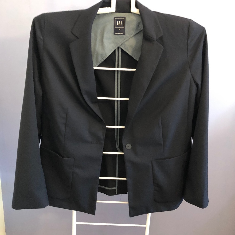 GAP black blazer , size 20